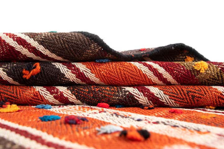 4' 8 x 9' Jajim Wool Runner Rug