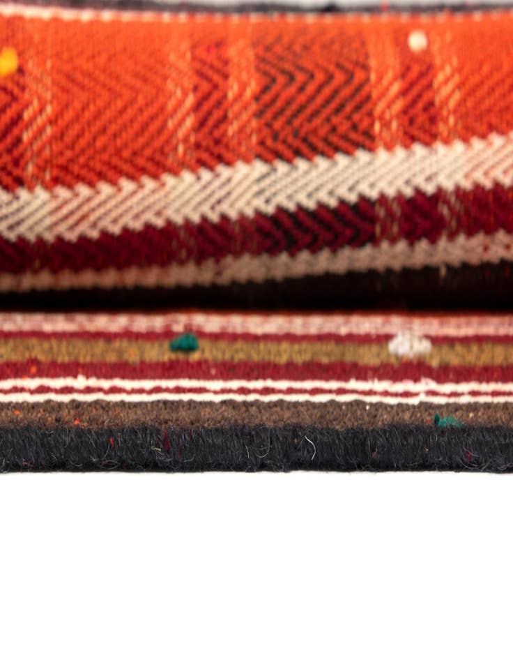 Detail image of 4' 8 x 9' Jajim Wool Runner Rug