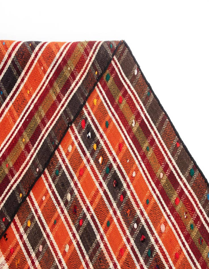 Detail image of 4' 8 x 9' Jajim Wool Runner Rug