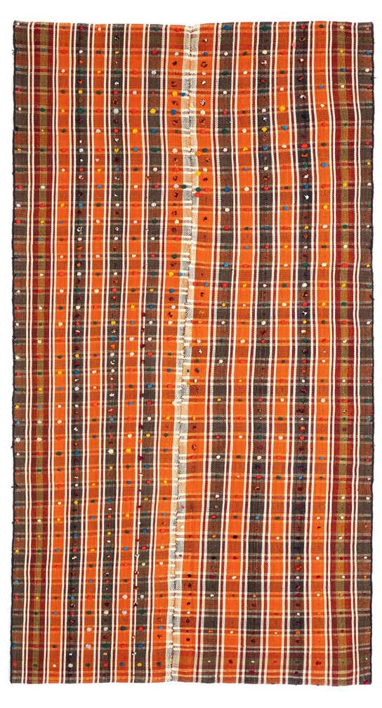 4' 8 x 9' Jajim Wool Runner Rug