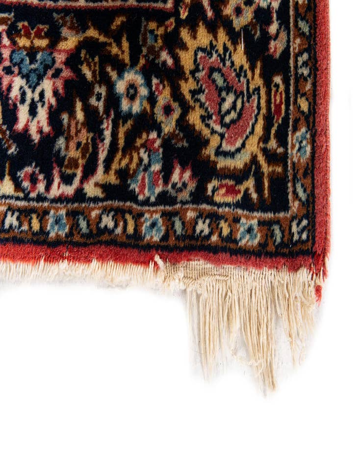 Detail image of 2' 11 x 11' 6  Hand Knotted Kashmir Wool Runner Rug