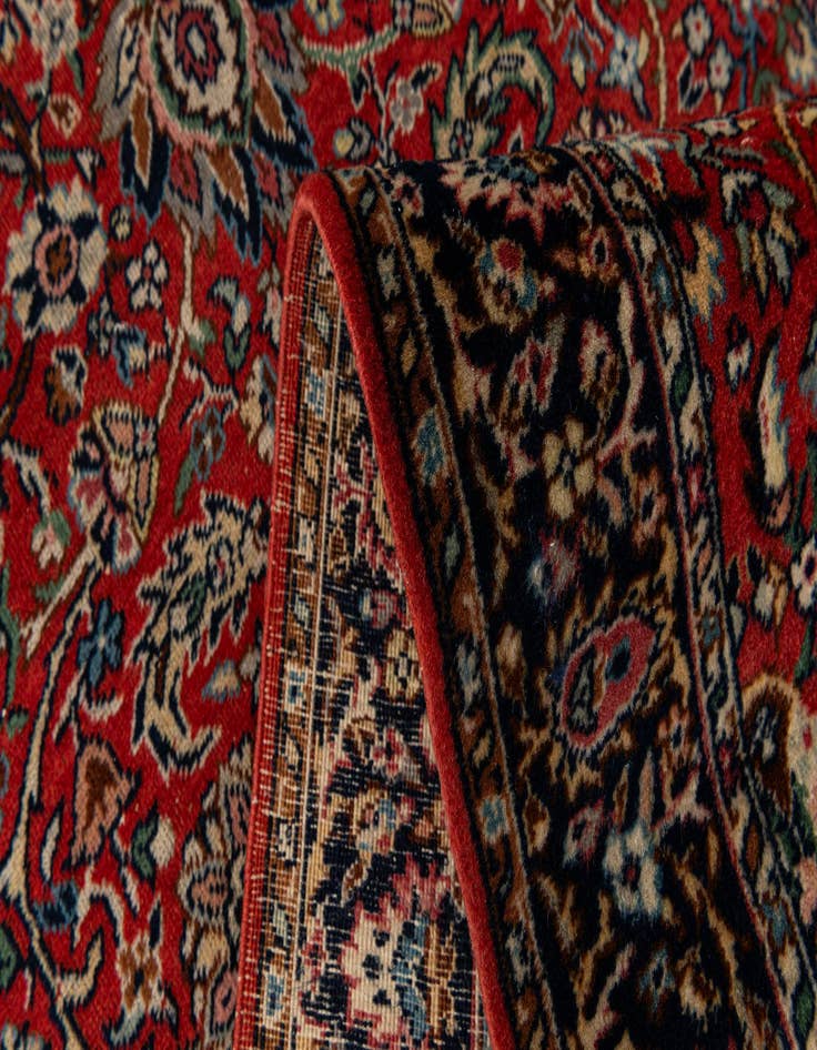 Detail image of 2' 11 x 11' 6  Hand Knotted Kashmir Wool Runner Rug