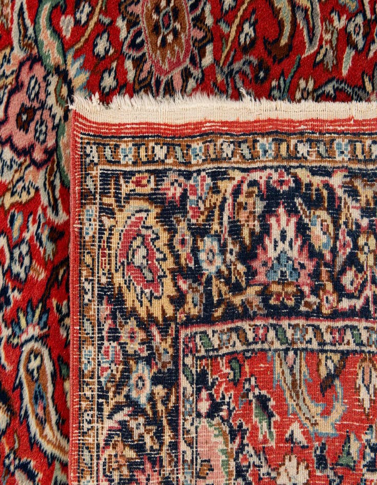 Detail image of 2' 11 x 11' 6 Hand Knotted Kashmir Wool Runner Rug