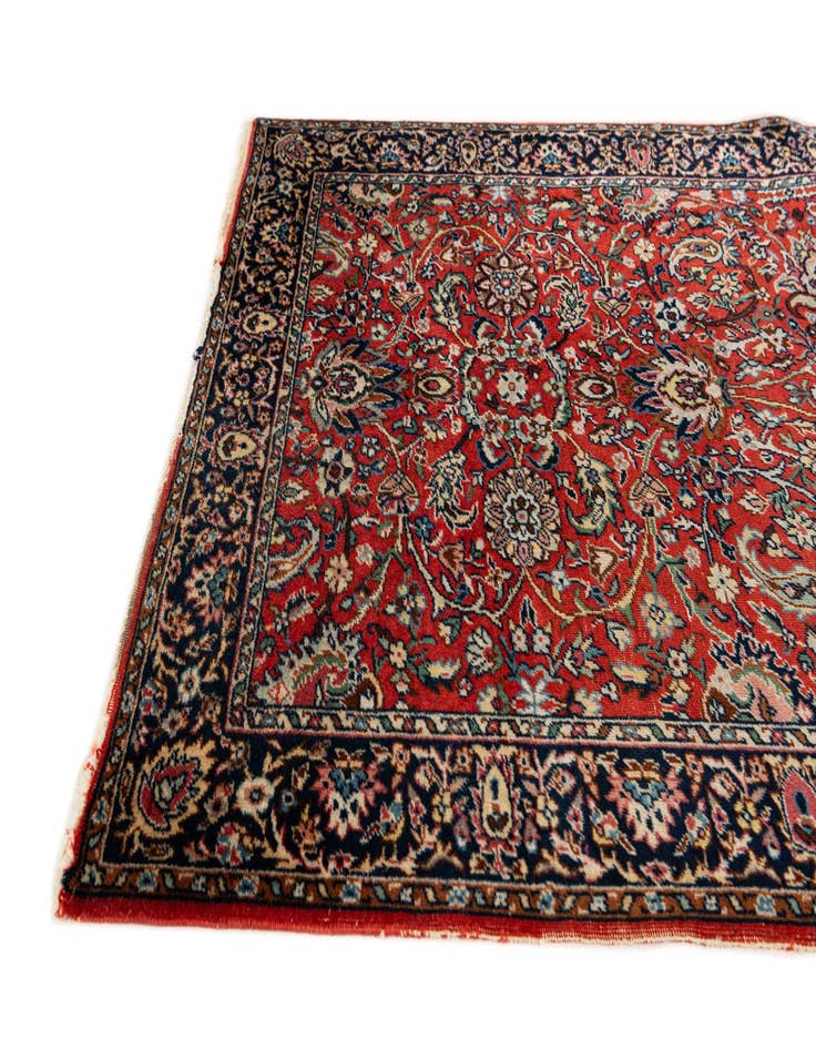 Detail image of 2' 11 x 11' 6 Hand Knotted Kashmir Wool Runner Rug