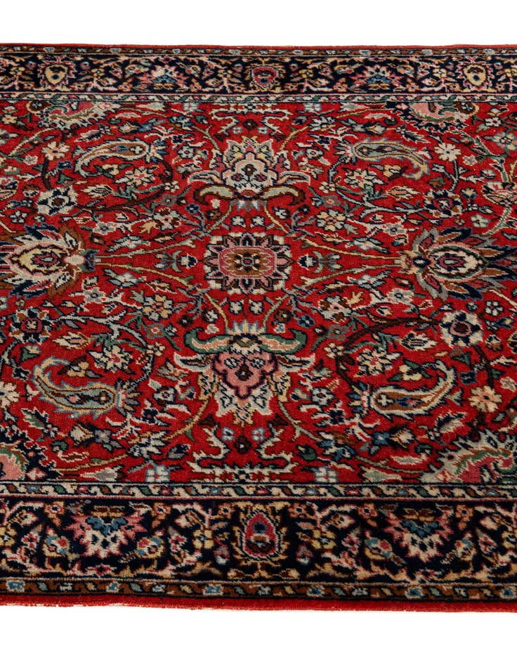 Detail image of 2' 11 x 11' 6  Hand Knotted Kashmir Wool Runner Rug