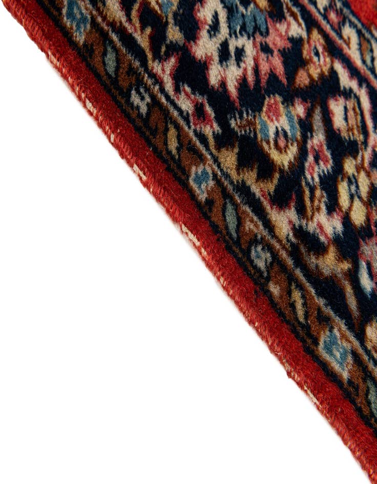 Detail image of 2' 11 x 11' 6 Hand Knotted Kashmir Wool Runner Rug