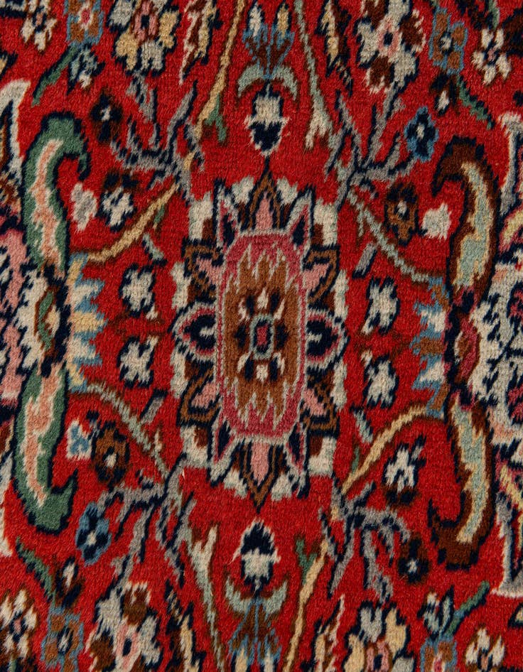 Detail image of 2' 11 x 11' 6  Hand Knotted Kashmir Wool Runner Rug