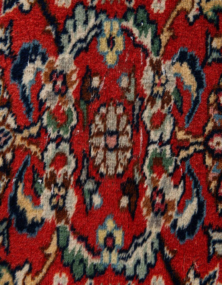 Detail image of 2' 11 x 11' 6  Hand Knotted Kashmir Wool Runner Rug