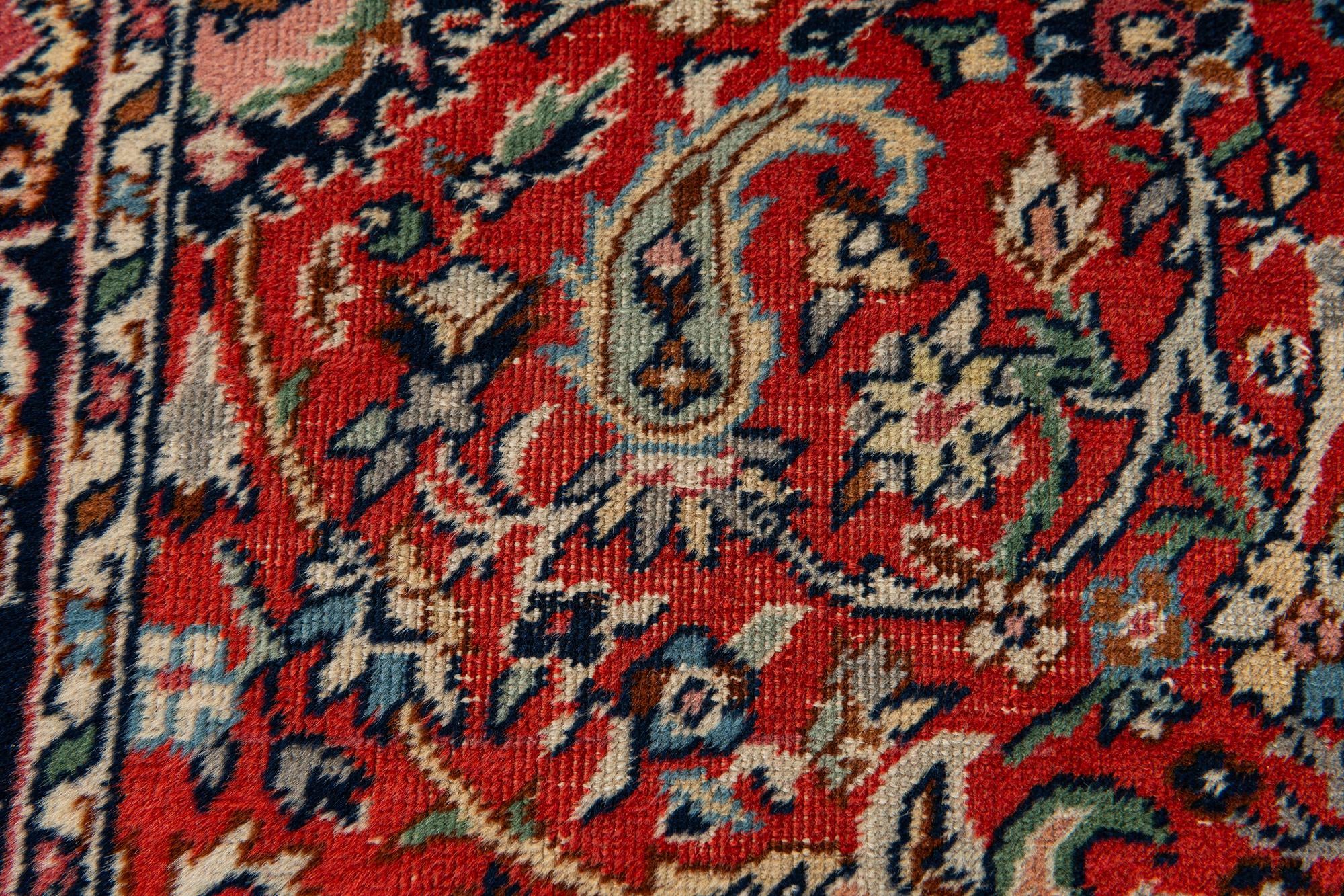 2' 11 x 11' 6 Hand Knotted Kashmir Wool Runner Rug