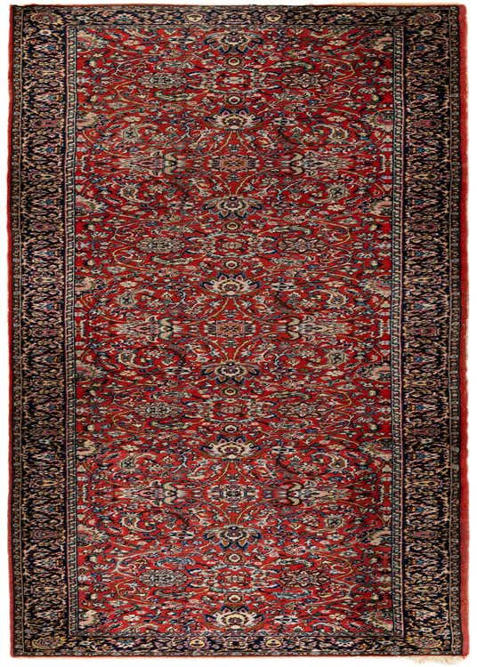 2' 11 x 11' 6 Hand Knotted Kashmir Wool Runner Rug