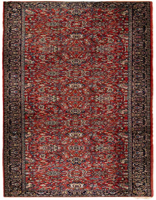2' 11 x 11' 6 Hand Knotted Kashmir Wool Runner Rug