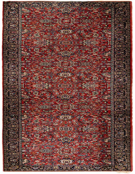 Detail image of 2' 11 x 11' 6 Hand Knotted Kashmir Wool Runner Rug
