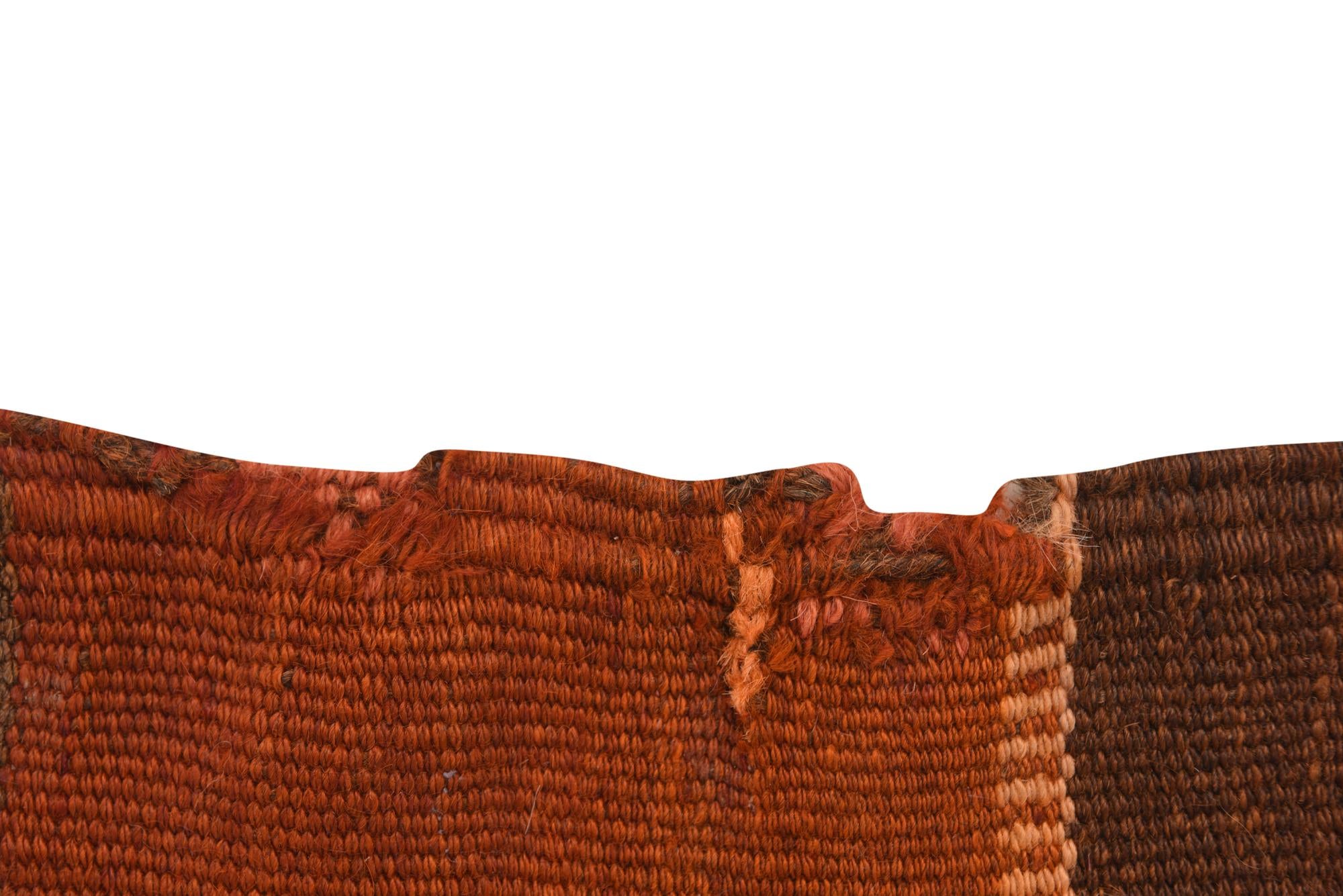 3' 8 x 11' Hand Woven Kilim Fars Wool Runner Rug
