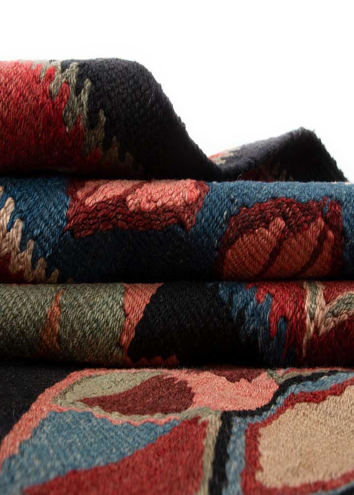 4' 6 x 11' 7 Kilim Wool Runner Rug