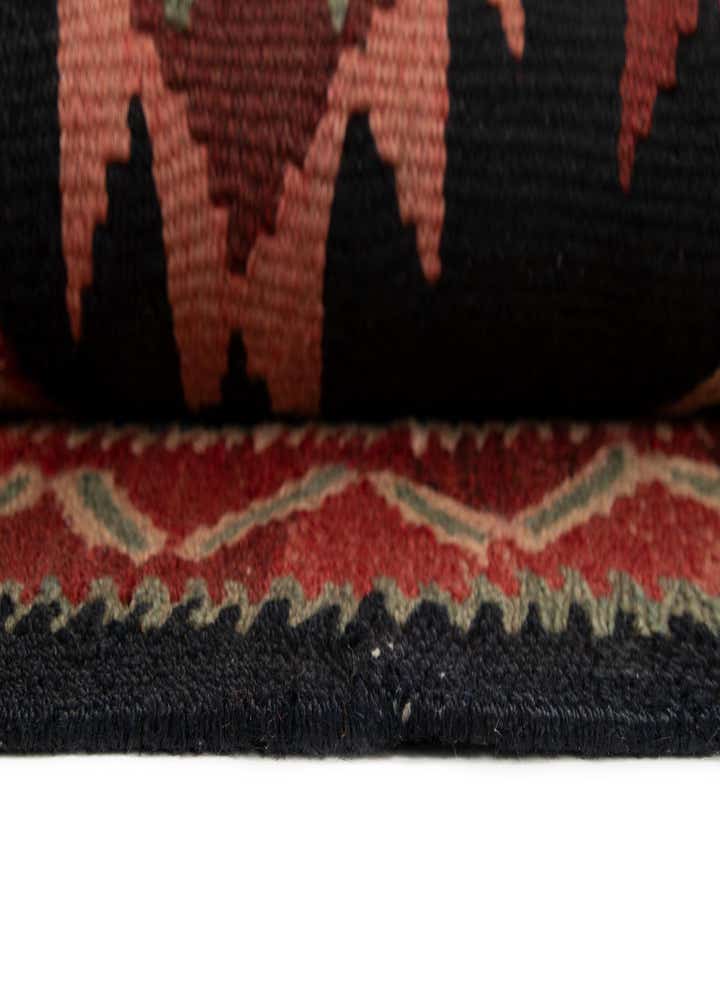 4' 6 x 11' 7 Kilim Wool Runner Rug