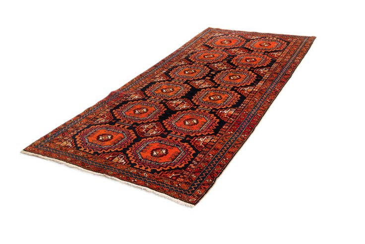 Detail image of 4' 7 x 10' 6 Koliaei Wool Runner Rug