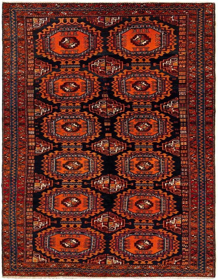 Detail image of 4' 7 x 10' 6 Koliaei Wool Runner Rug
