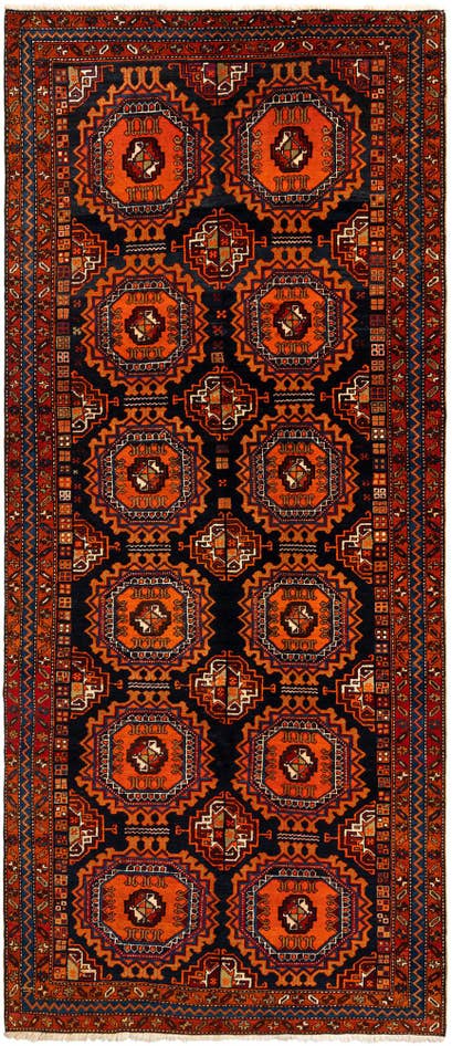 Detail image of 4' 7 x 10' 6 Koliaei Wool Runner Rug
