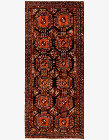 4' 7 x 10' 6 Koliaei Wool Runner Rug