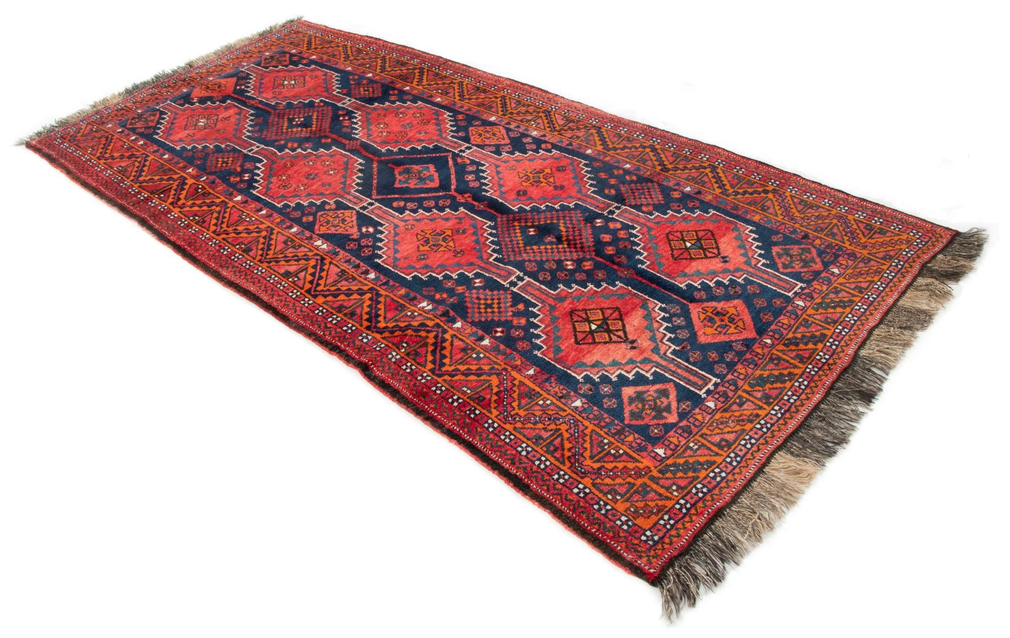 4' 9 x 10' 2 Hand Knotted Lori Persian Wool Runner Rug
