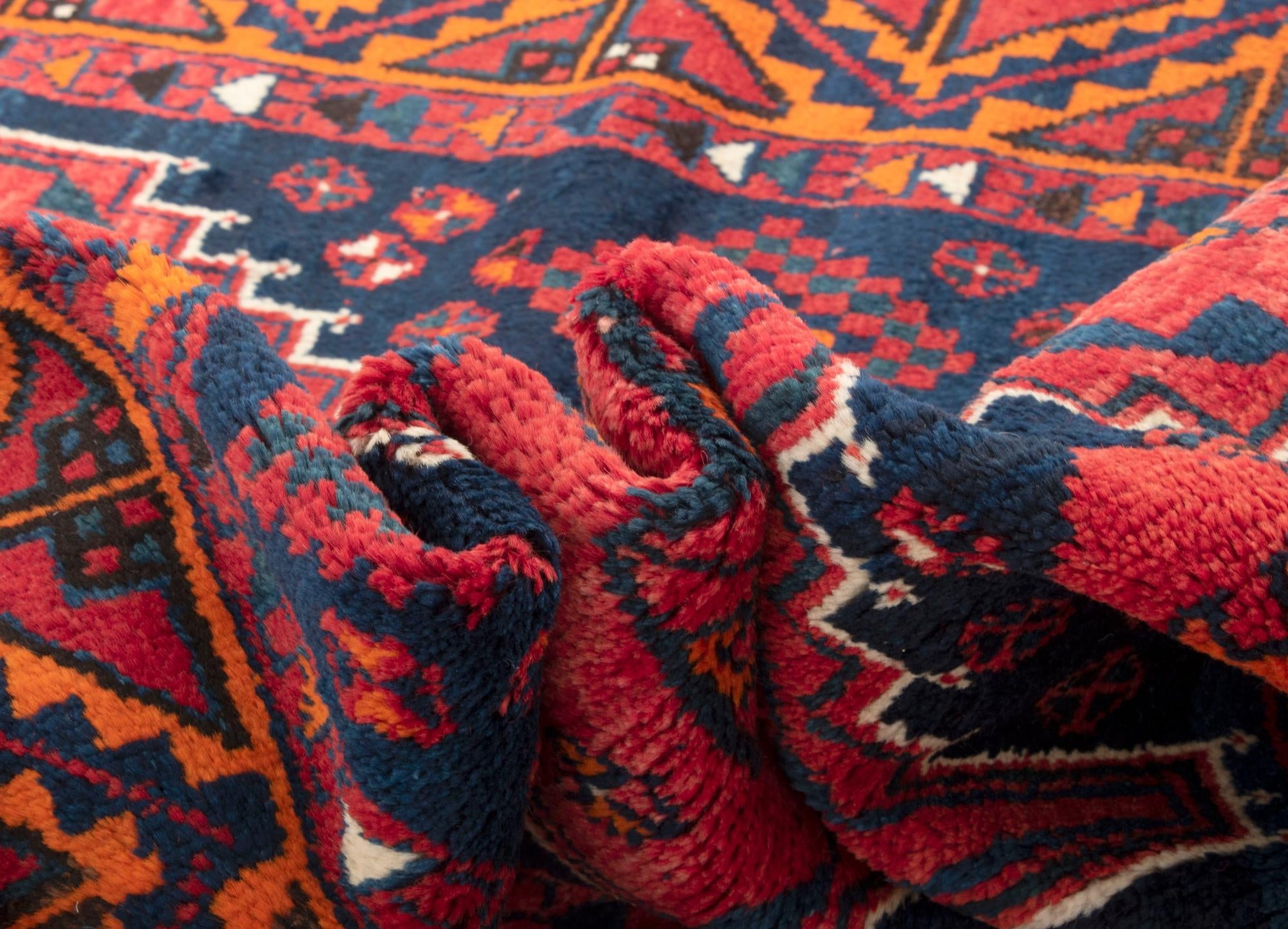 4' 9 x 10' 2 Hand Knotted Lori Persian Wool Runner Rug