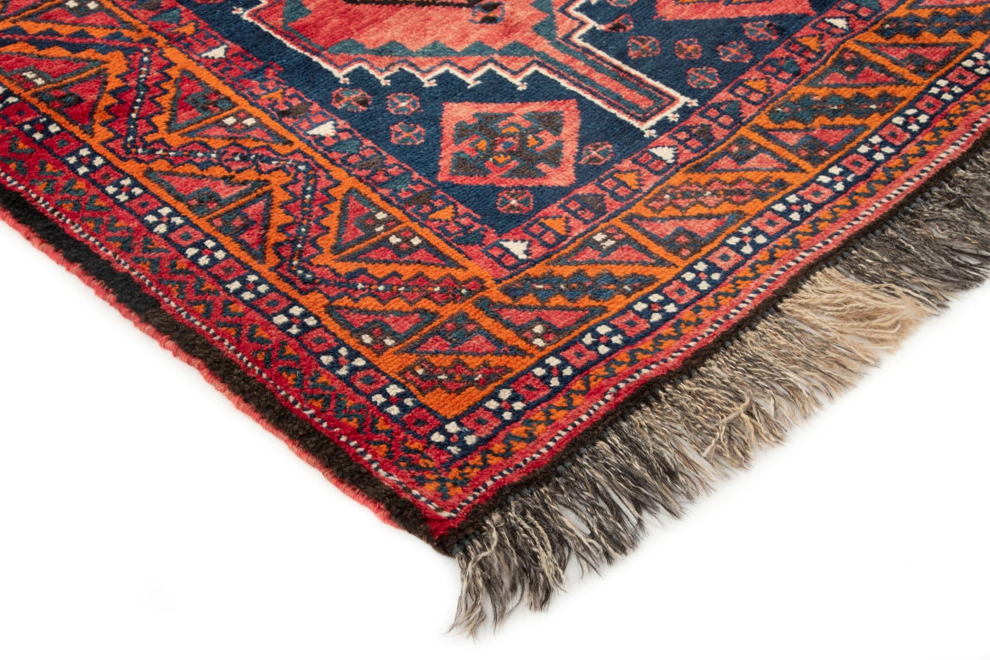 4' 9 x 10' 2 Hand Knotted Lori Persian Wool Runner Rug