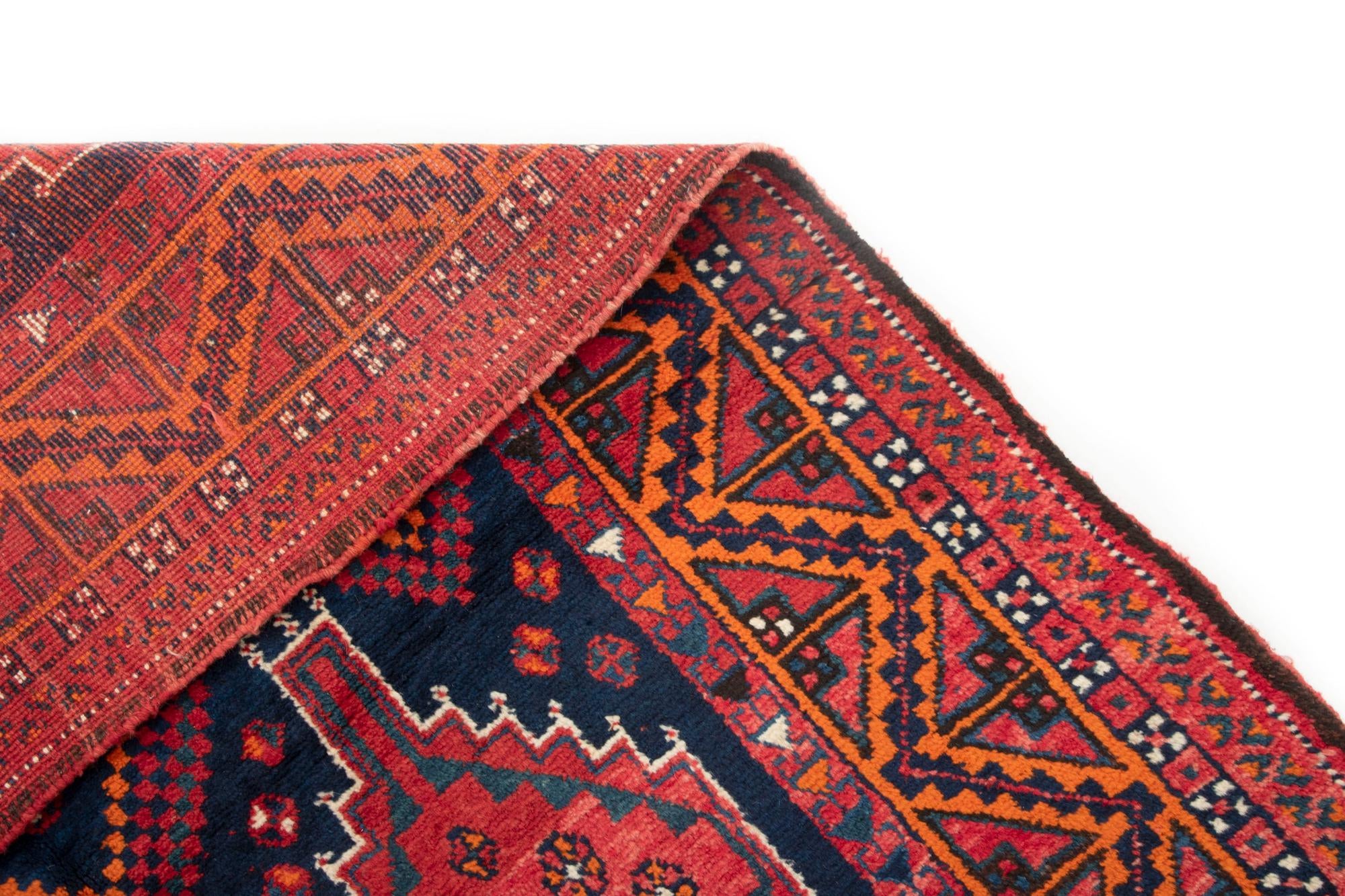 4' 9 x 10' 2 Hand Knotted Lori Persian Wool Runner Rug