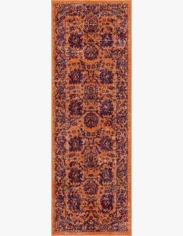 Orange Lucerne Runner Rug