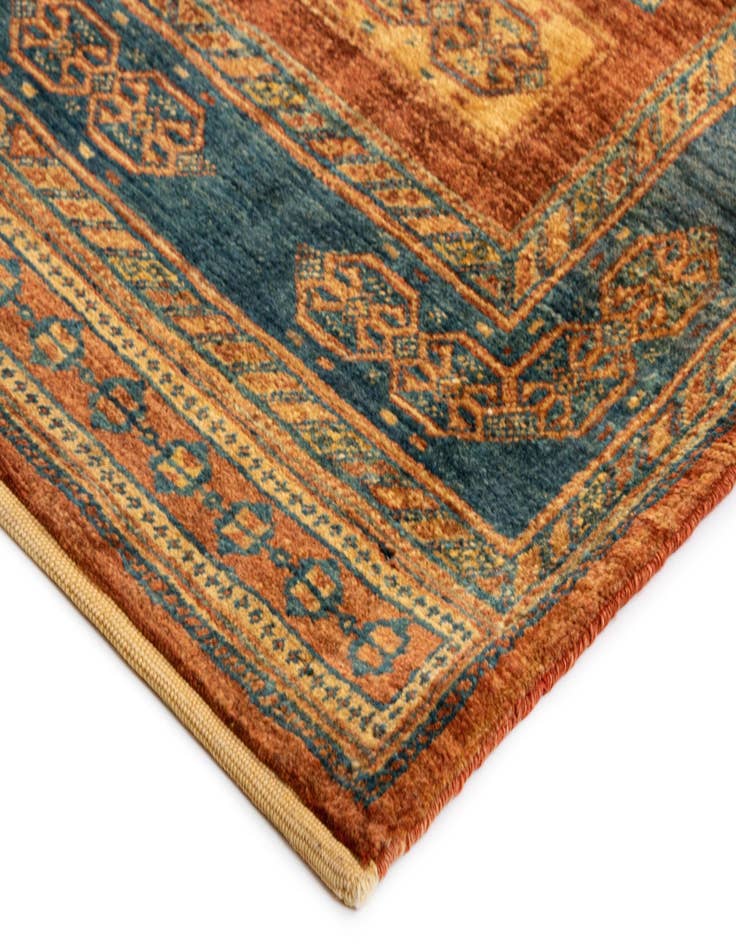 Detail image of 2' 7 x 12' 11 Luribaft Wool Runner Rug