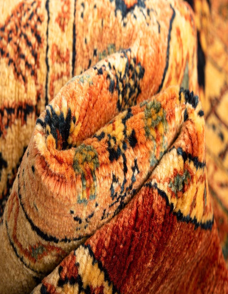 Detail image of 2' 9 x 9' 7 Luribaft Wool Runner Rug