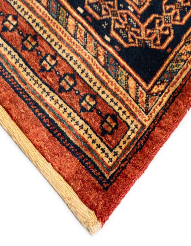 Detail image of 2' 9 x 9' 8 Luribaft Wool Runner Rug