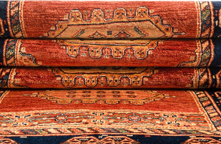 Detail image of 2' 9 x 9' 8 Luribaft Wool Runner Rug