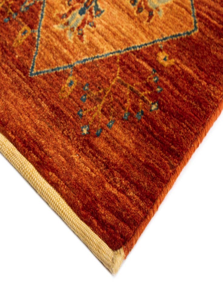 Detail image of 2' 11 x 9' 11 Luribaft Wool Runner Rug