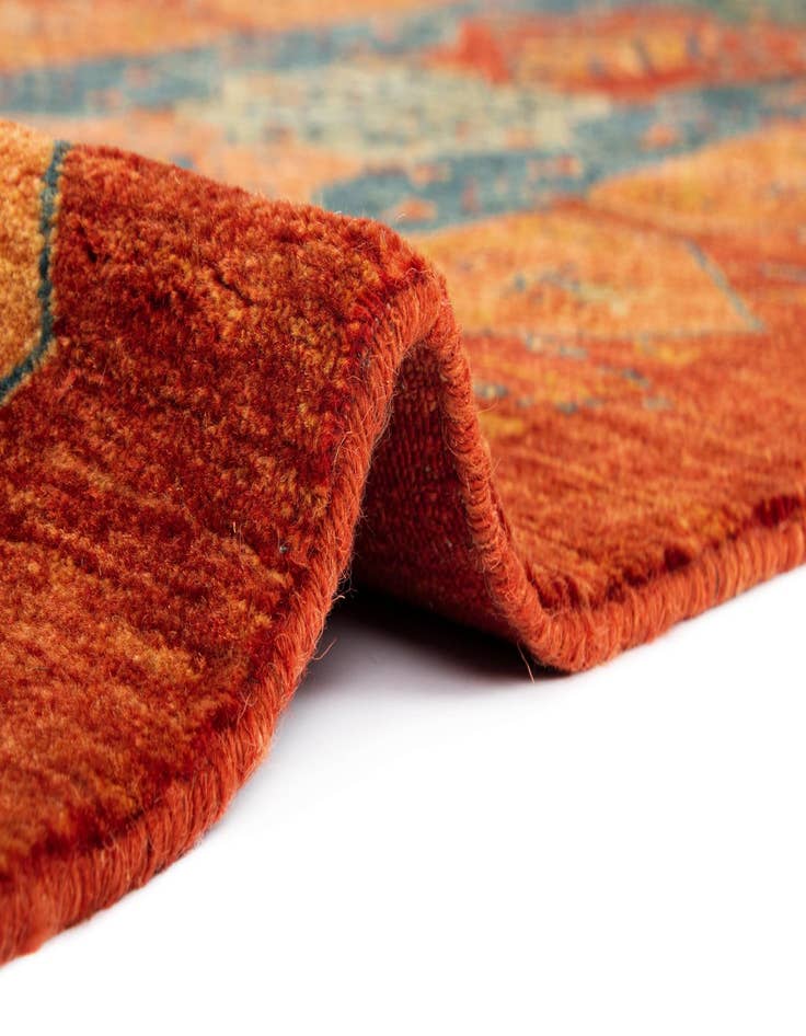 Detail image of 2' 11 x 9' 11 Luribaft Wool Runner Rug