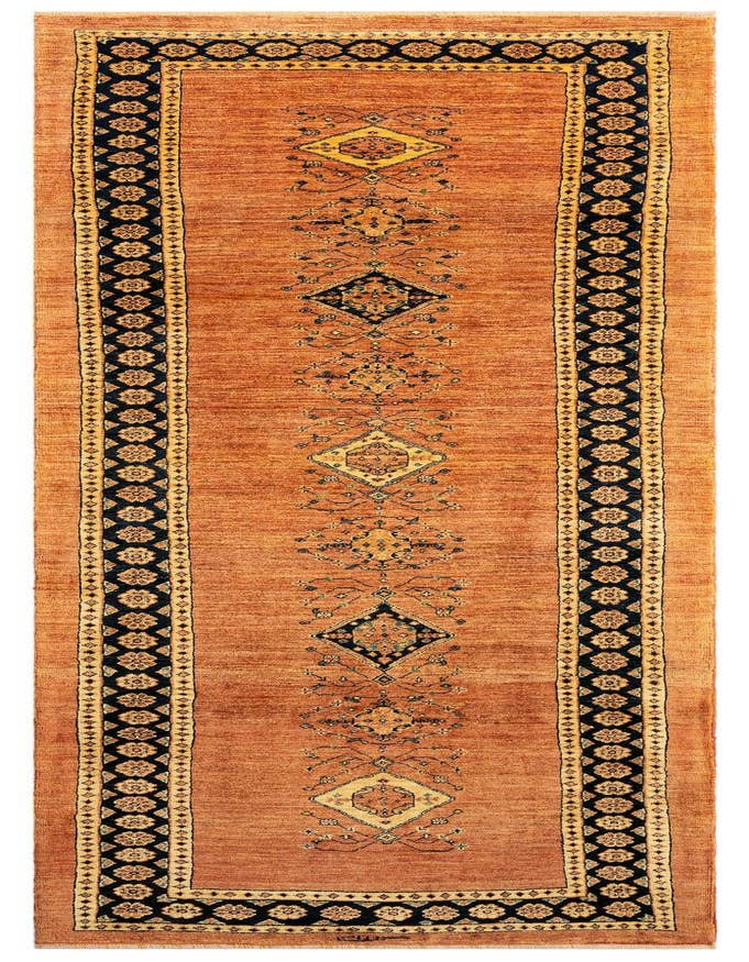 Detail image of 2' 10 x 8' 9 Luribaft Wool Runner Rug