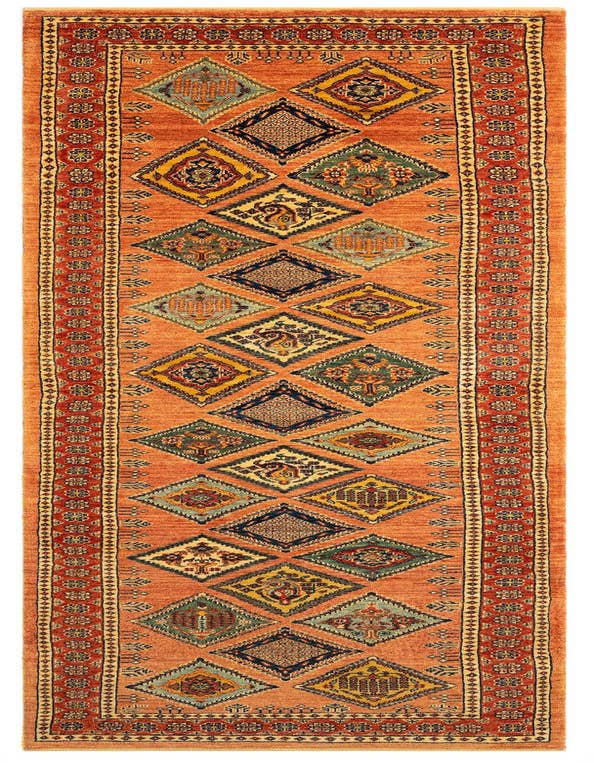 Detail image of 2' 9 x 9' 6 Luribaft Wool Runner Rug