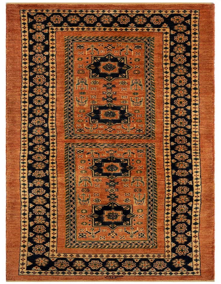 Detail image of 2' 8 x 7' 1 Luribaft Wool Runner Rug