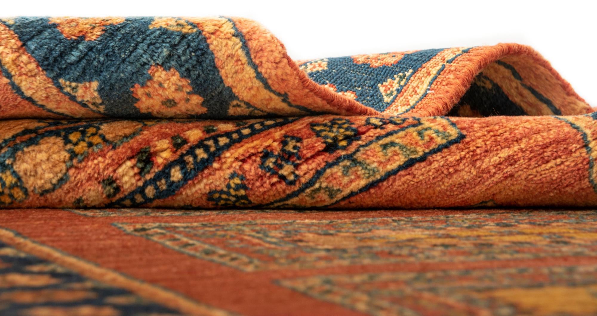 2' 9 x 6' 8 Luribaft Wool Runner Rug