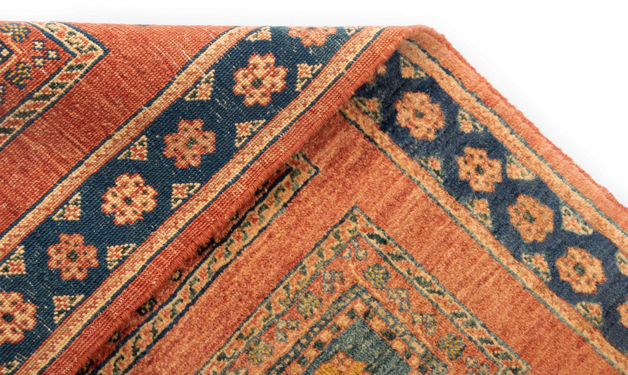 2' 9 x 6' 8 Luribaft Wool Runner Rug