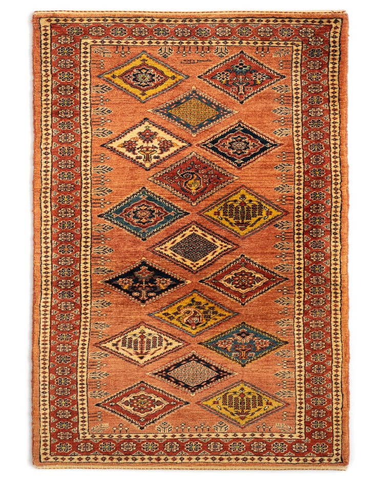 Detail image of 2' 9 x 6' 7 Luribaft Wool Runner Rug