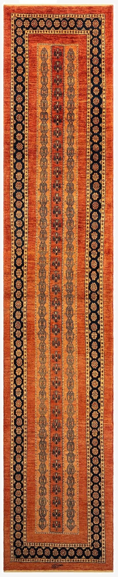 2' 8 x 13' 6 Luribaft Wool Runner Rug