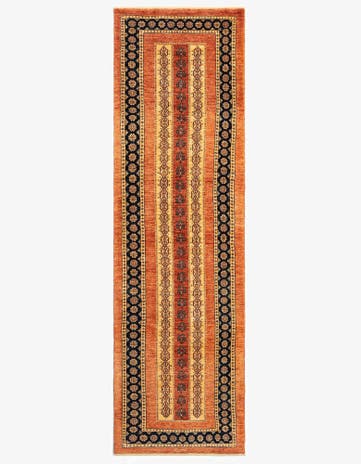 2' 9 x 9' 2 Luribaft Wool Runner Rug