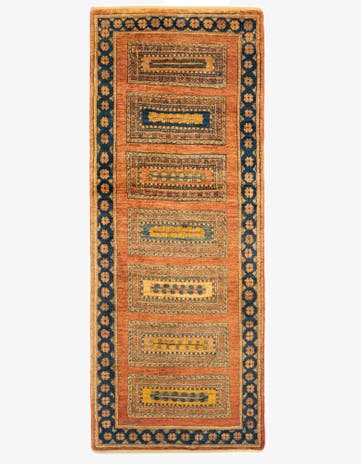2' 9 x 6' 8 Luribaft Wool Runner Rug