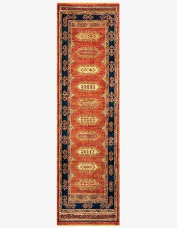 2' 9 x 9' 8 Luribaft Wool Runner Rug