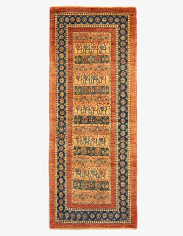 2' 8 x 6' 8 Luribaft Wool Runner Rug