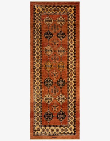 2' 9 x 7' 3 Luribaft Wool Runner Rug