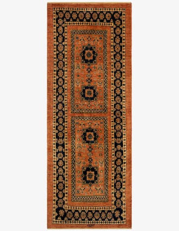 2' 8 x 7' 1 Luribaft Wool Runner Rug