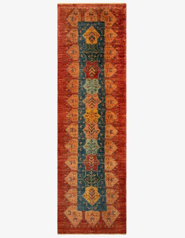 2' 11 x 9' 11 Luribaft Wool Runner Rug