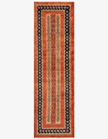 2' 10 x 9' 6 Luribaft Wool Runner Rug