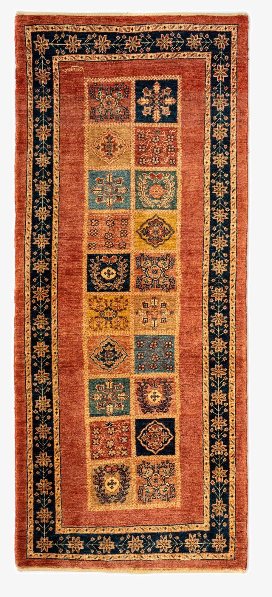 2' 9 x 6' 6 Luribaft Wool Runner Rug